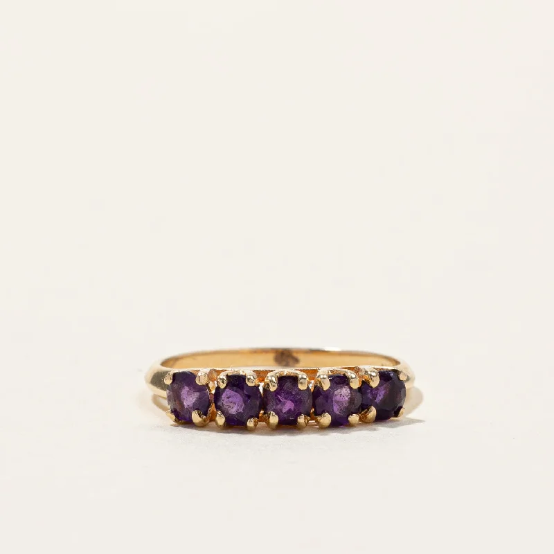 Amethyst Gold Ring | 0.60ctw | SZ 6 |