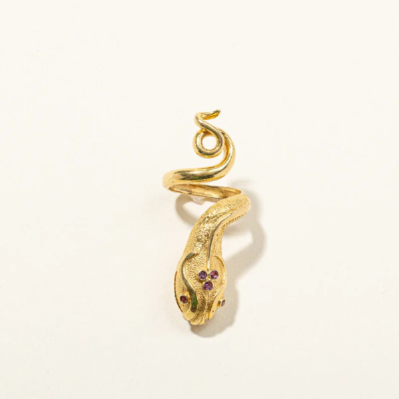 Wrap Snake Ruby Ring | 0.10ctw | SZ 4.75 |