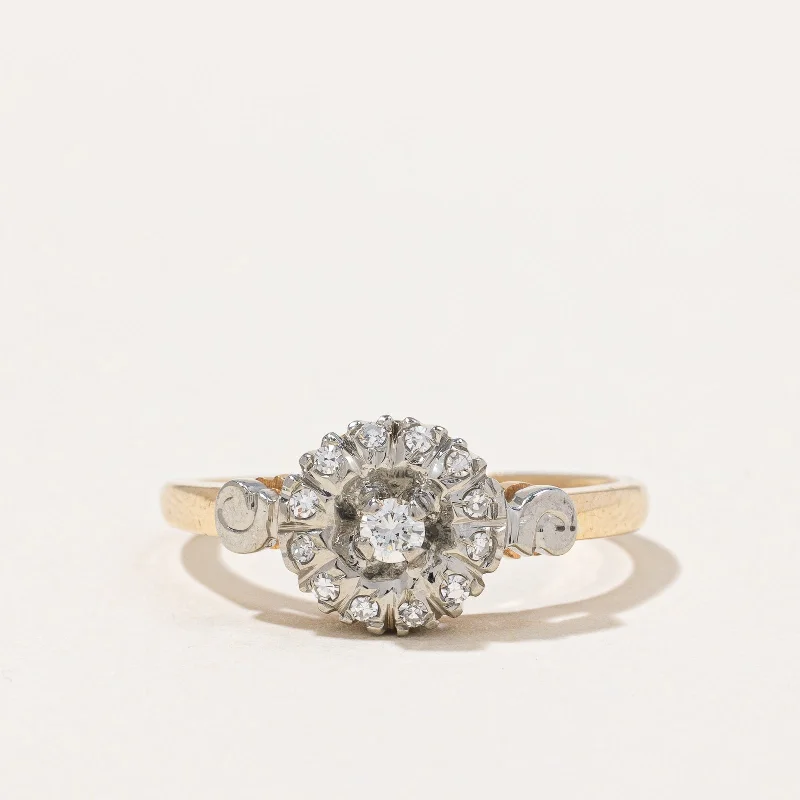 Diamond Cocktail Ring | 0.13ctw | SZ 8 |