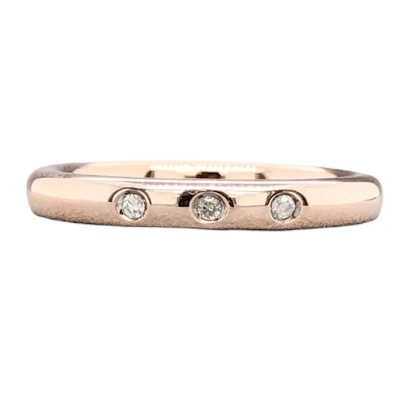 SS RGP 0.03cttw Diamond Stacking Ring