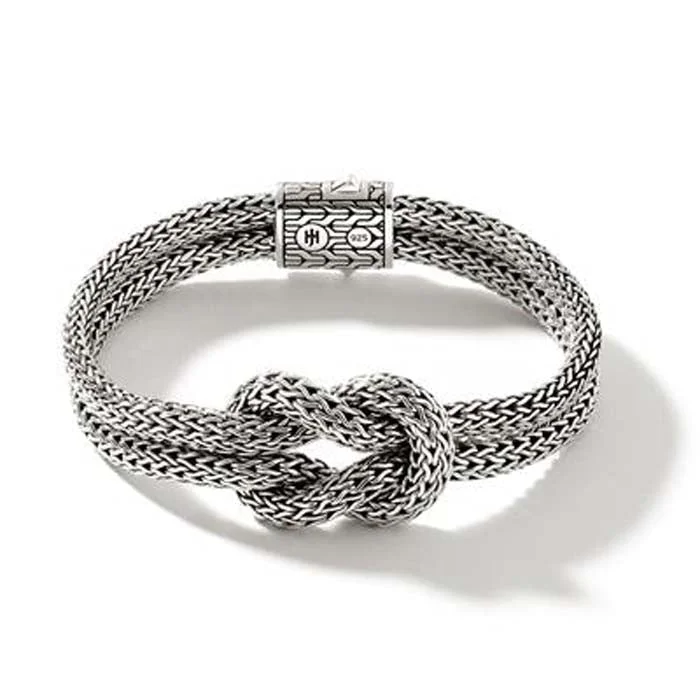 John Hardy Manah Extra-Small Classic Chain Love Knot Bracelet in Sterling Silver