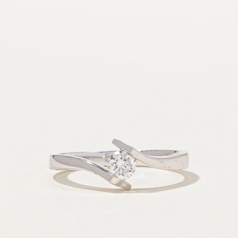 Tension Set Diamond Ring | 0.21ct | SZ 5.5 |