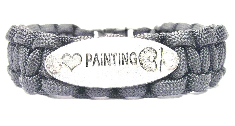 Love Painting 550 Military Spec Paracord Bracelet