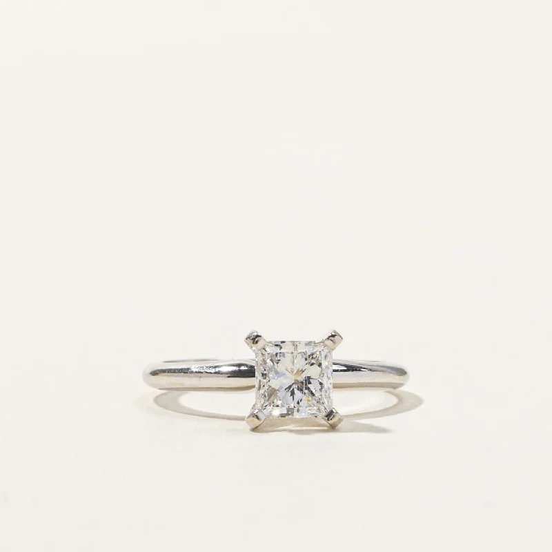 Solitaire Princess Diamond Engagement Ring | 0.75ct SI2/I1 H/I | SZ 3.75 |