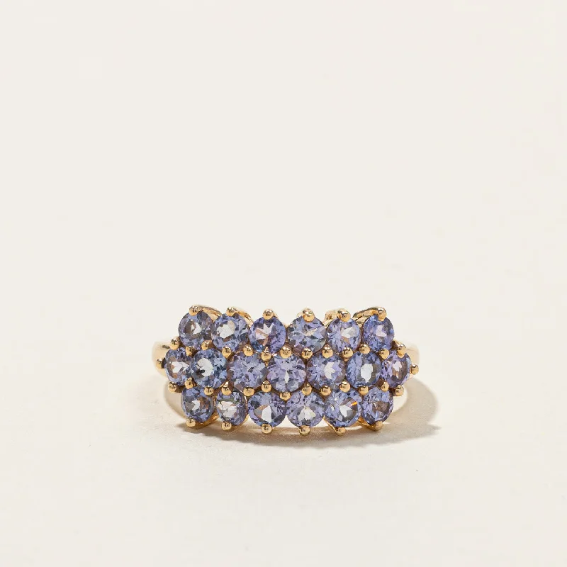 Cluster Tanzanite Ring | 1.25ctw | SZ 7.75 |