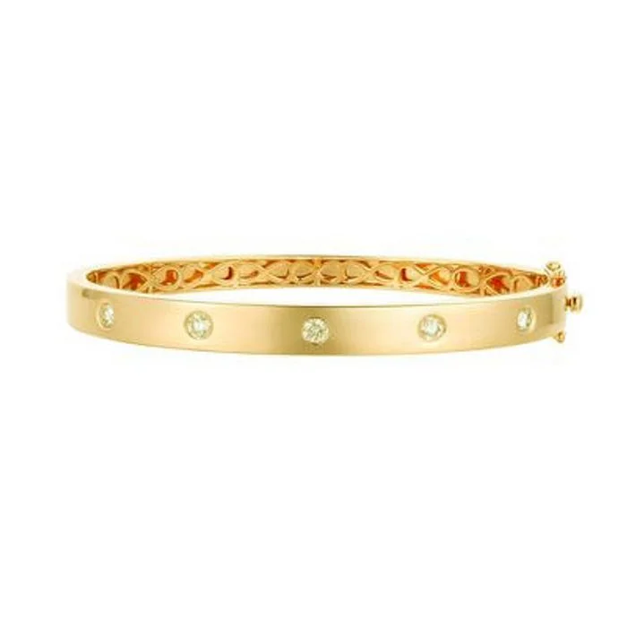 Le Vian Bangle Bracelet featuring Nude Diamonds in 14K Honey Gold