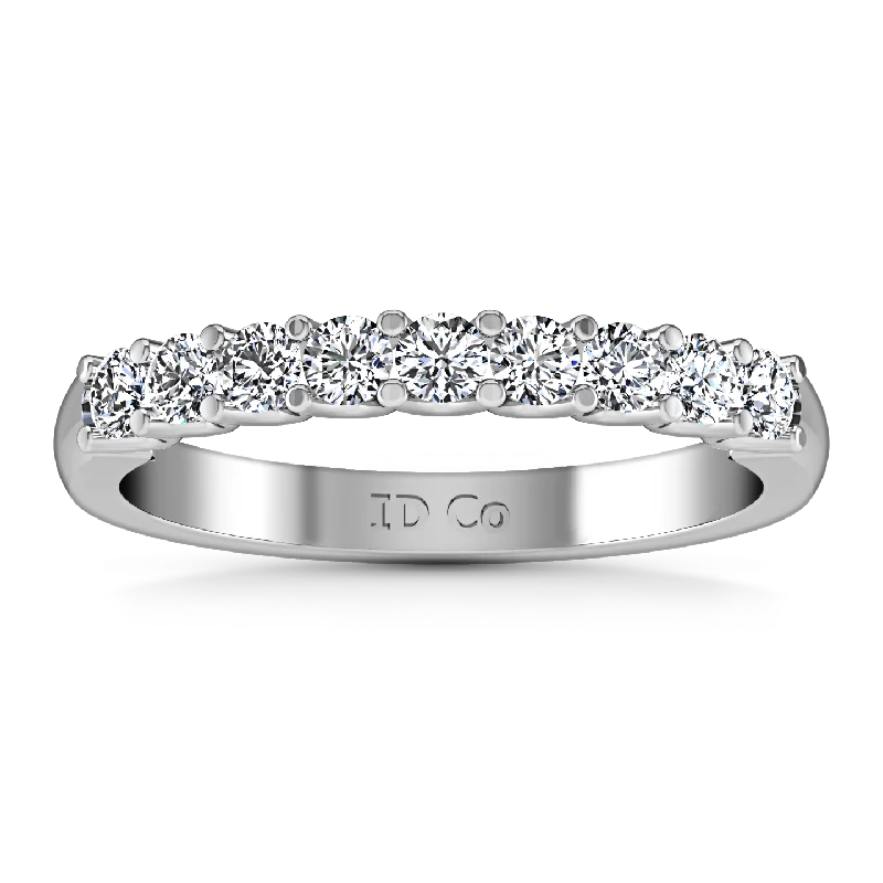 Diamond Wedding Band Nicole 0.63 Cts 14K White Gold