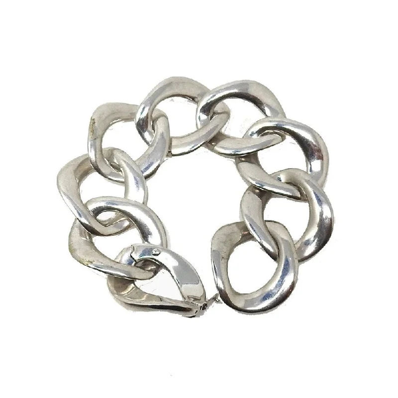 Silver Chain Link  Bracelet