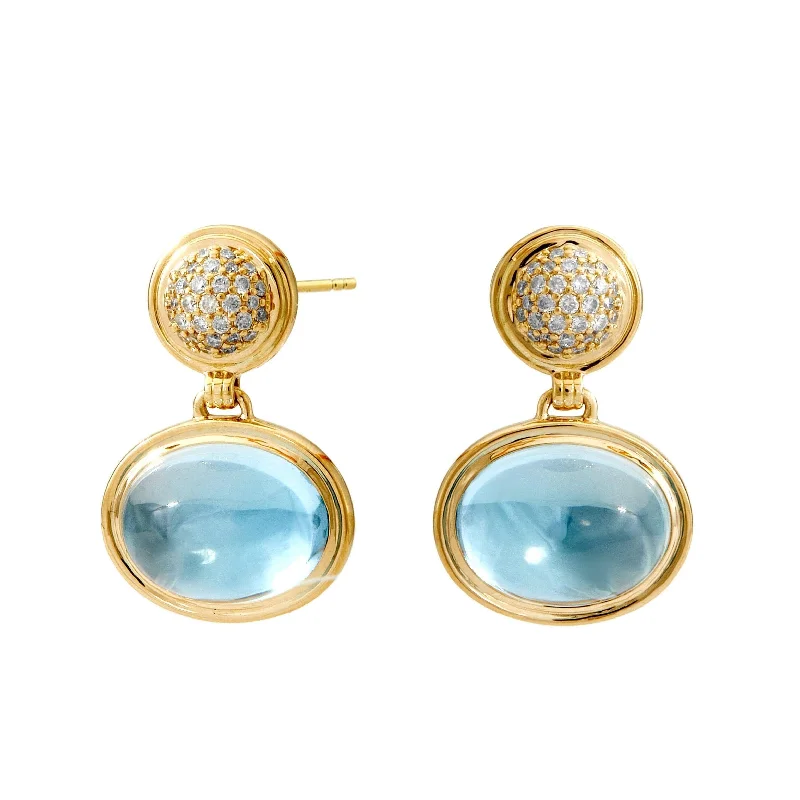 Cabochon Earrings