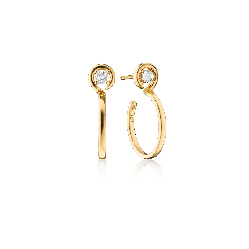 Monica Rich Kosann The Twist Large Infinity Earrings