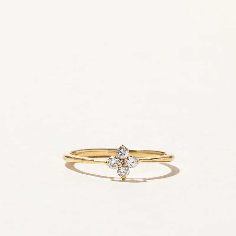 Cluster Set Diamond Ring | 0.13ctw | SZ 4.75 |