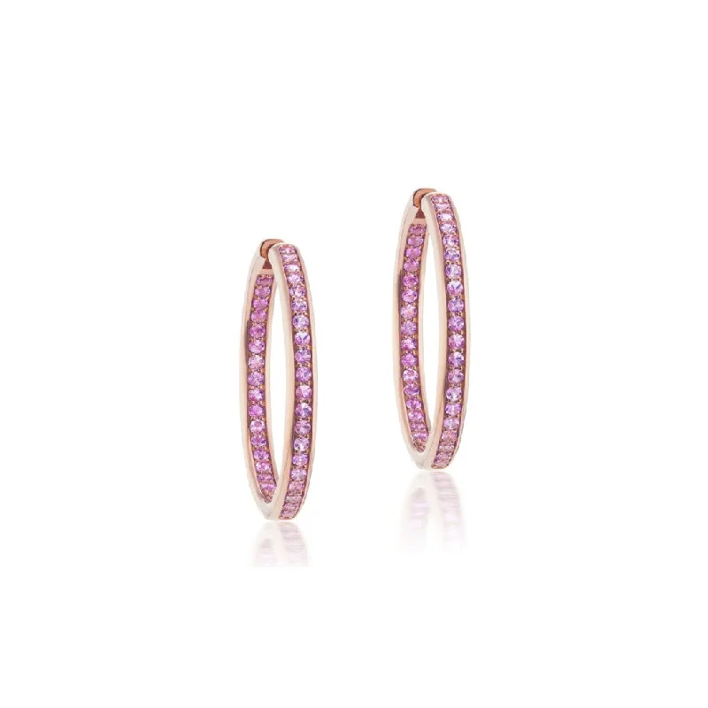 Jane Taylor Amethyst In & Out Hoops