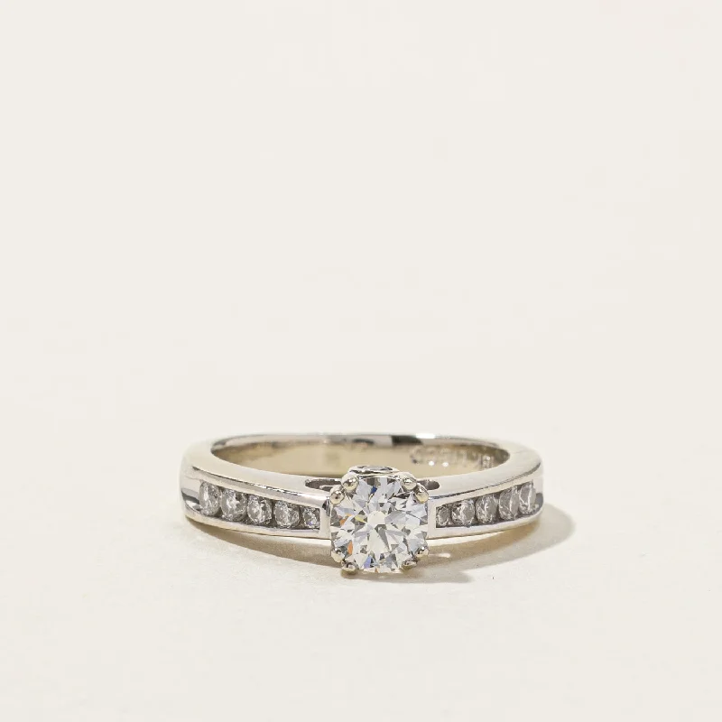 Canadian Diamond Engagement Ring | 0.81ctw SI2 G | SZ 5.25 |