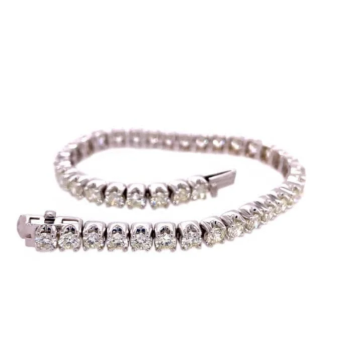 Mountz Collection Diamond Straightline Bracelet in 14K White Gold