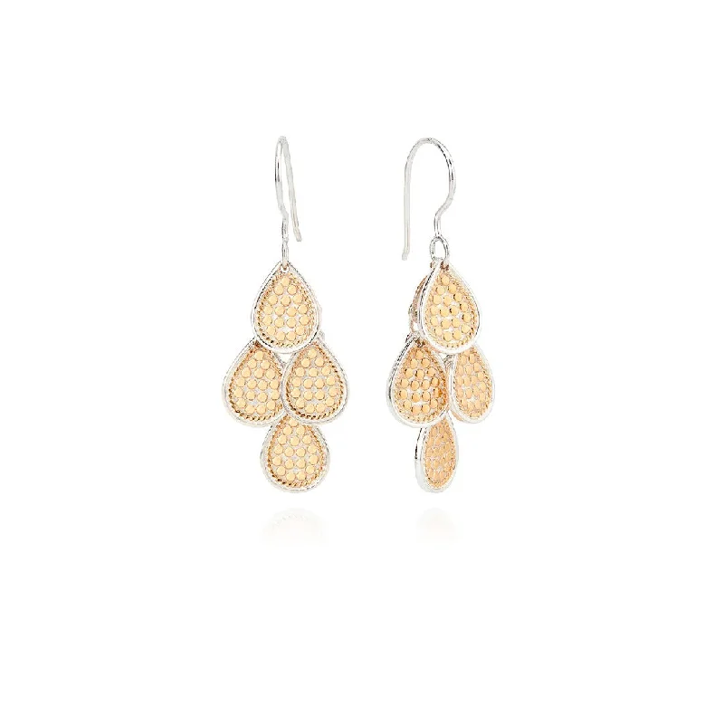 Anna Beck Two Tone Beaded Chandelier Earring