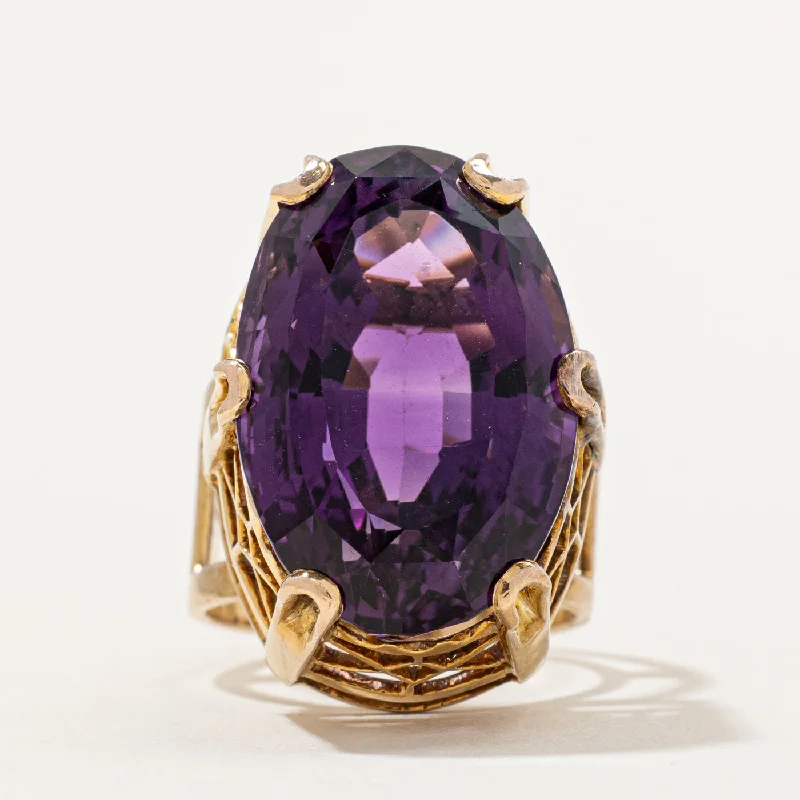 Amethyst Cocktail Ring | 29.00ct | SZ 7.25 |