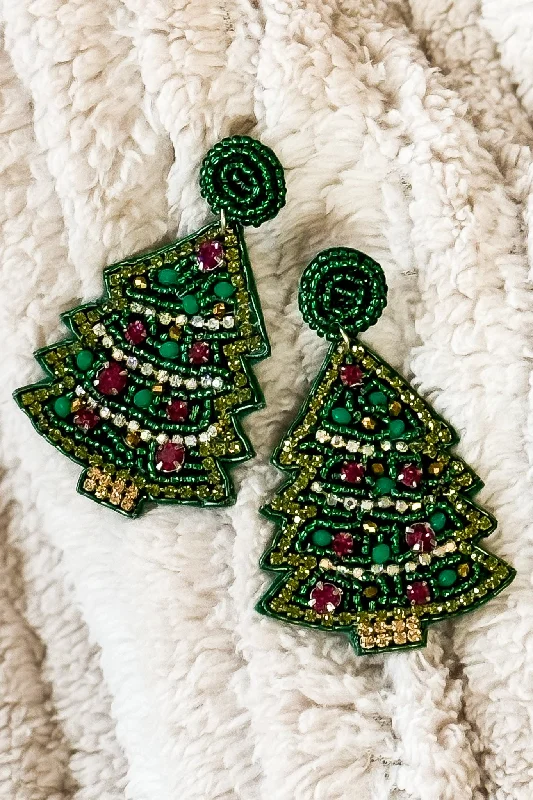 Christmas Tree Earrings