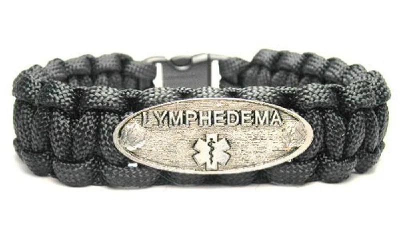 Lymphedema Medical Alert 550 Military Spec Paracord Bracelet