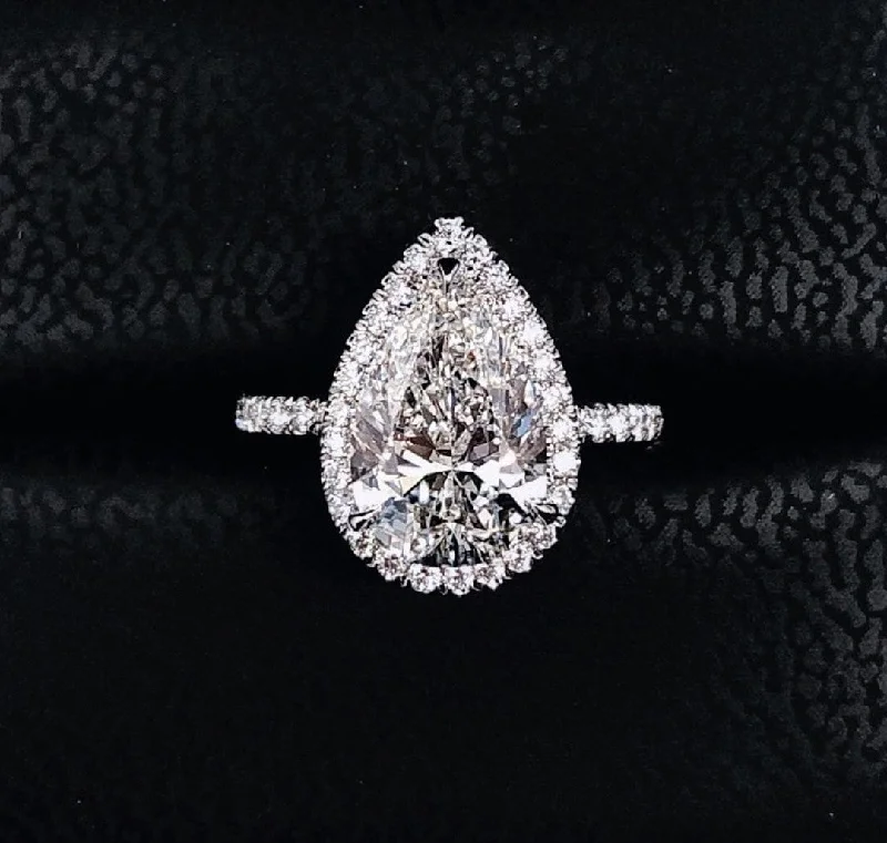 Pear Diamond Engagement Ring