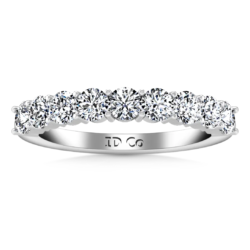 Diamond Wedding Band Preston  0.27 Cts 14K White Gold