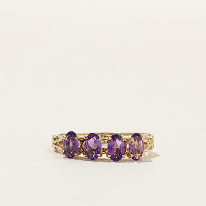 Oval Amethyst Ring | 0.50ctw | SZ 6 |