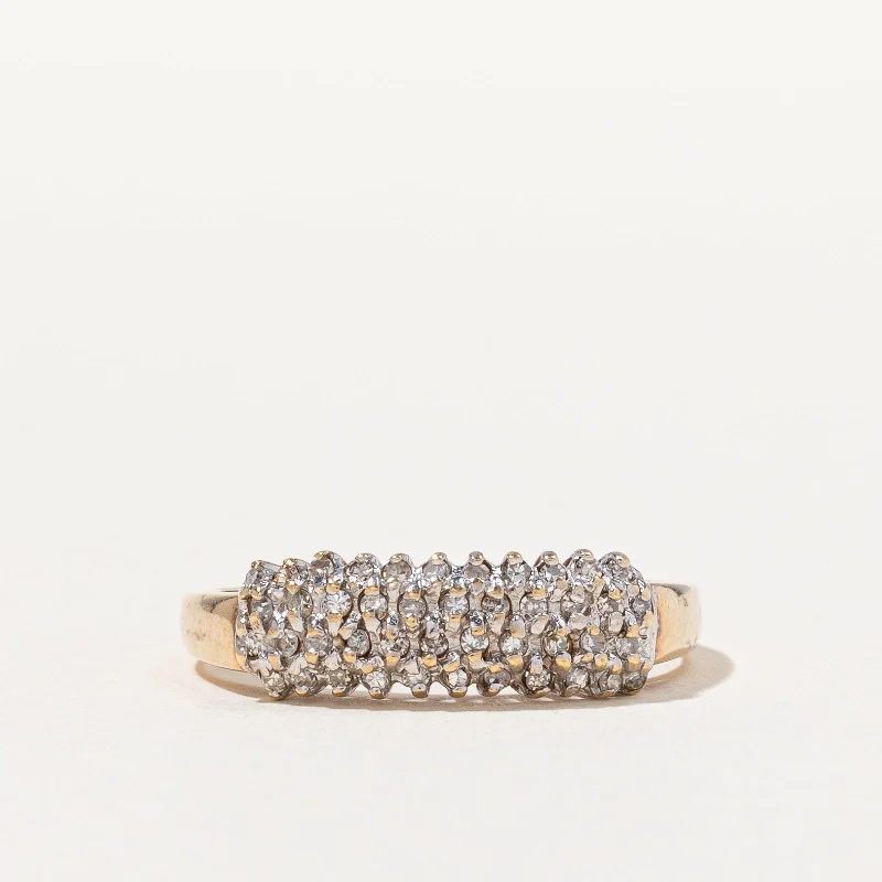 Cluster Set Diamond Ring | 0.12ctw | SZ 6.75 |