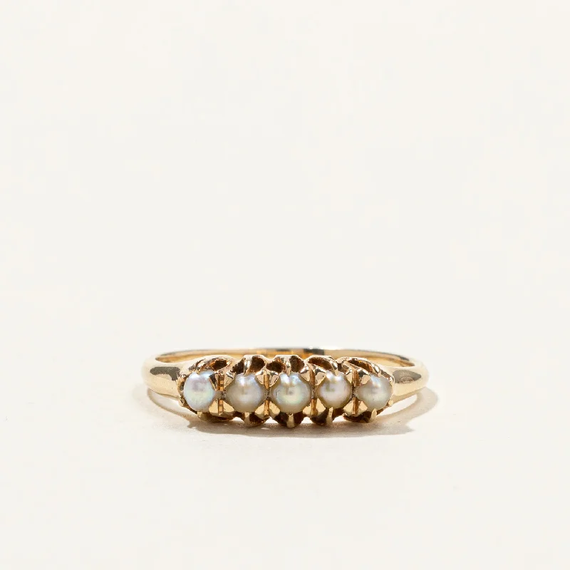 Seed Pearl Ring | SZ 6.25 |