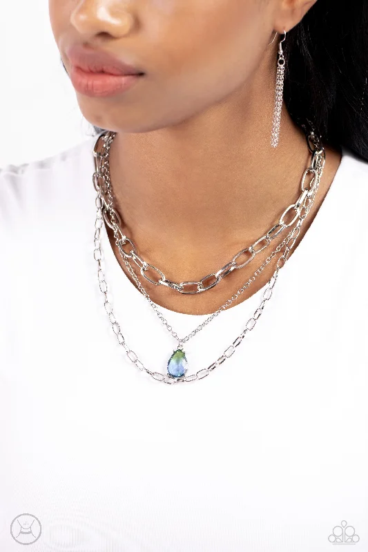 Teardrop Tiers - Green Choker