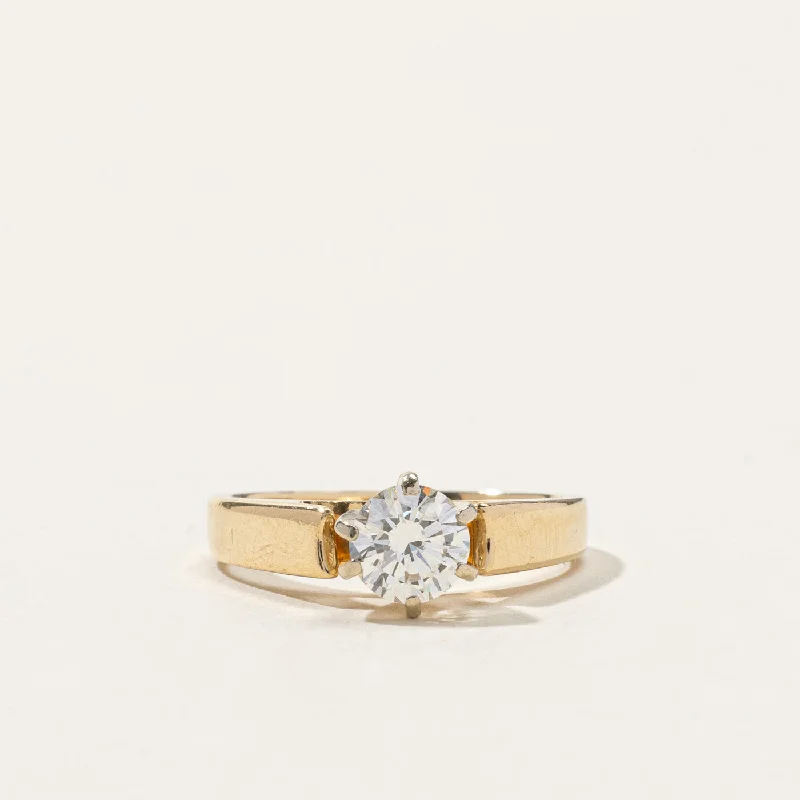 Solitaire Diamond Engagement Ring | 0.62ct | SZ 4 |