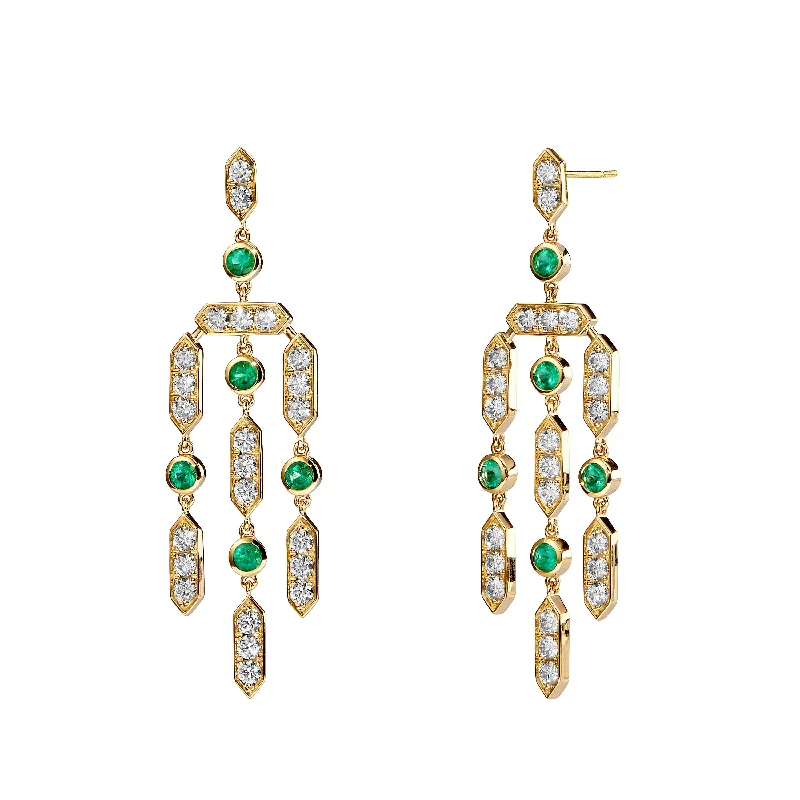 Diamond Chandelier Earrings