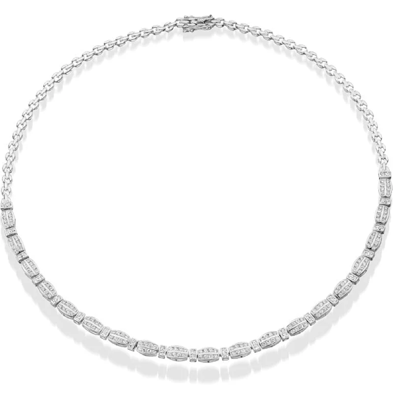 CZ Necklace - 9ct Gold