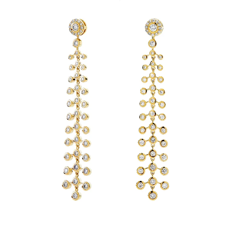 Diamond Chandelier Earrings