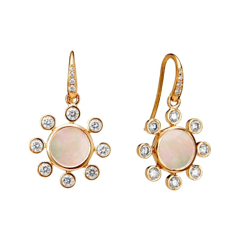 Pearl Diamond Earrings