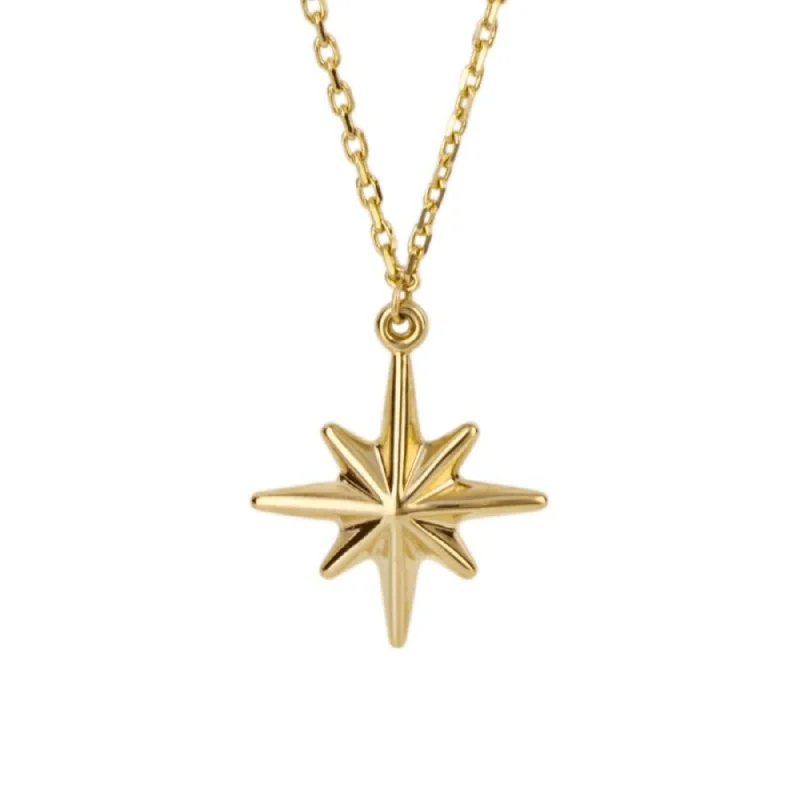 Starburst Necklace - 9ct Yellow Gold