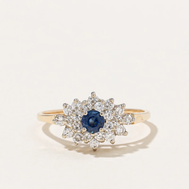 Diamond & Sapphire Ring | 0.50ctw, 0.30ct | SZ 8.75 |