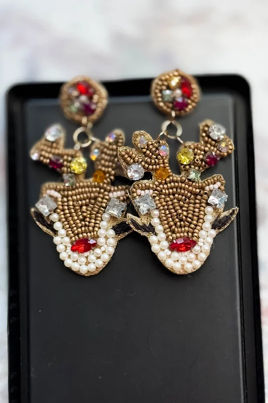 Reindeer Earrings