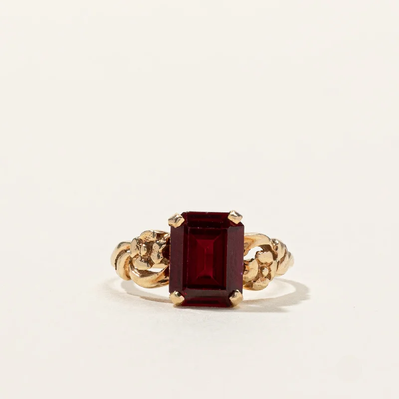 Synthetic Ruby Ring | 2.50ct | SZ 5.25 |