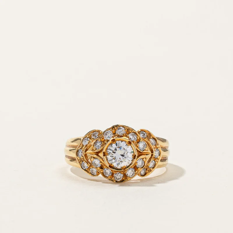 Cluster Set Diamond Ring | 1.00ctw | SZ 8.25 |