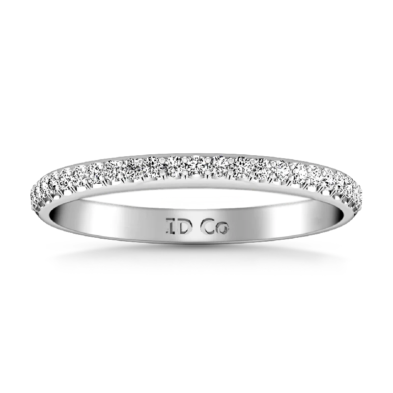 Diamond Wedding Band Talia 0.25 Cts 14K White Gold