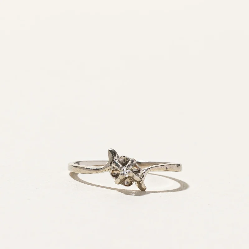 Bypass Diamond Ring | 0.01ct | SZ 6 |