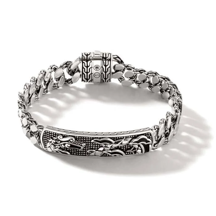 John Hardy Legends Naga ID Bracelet in Sterling Silver