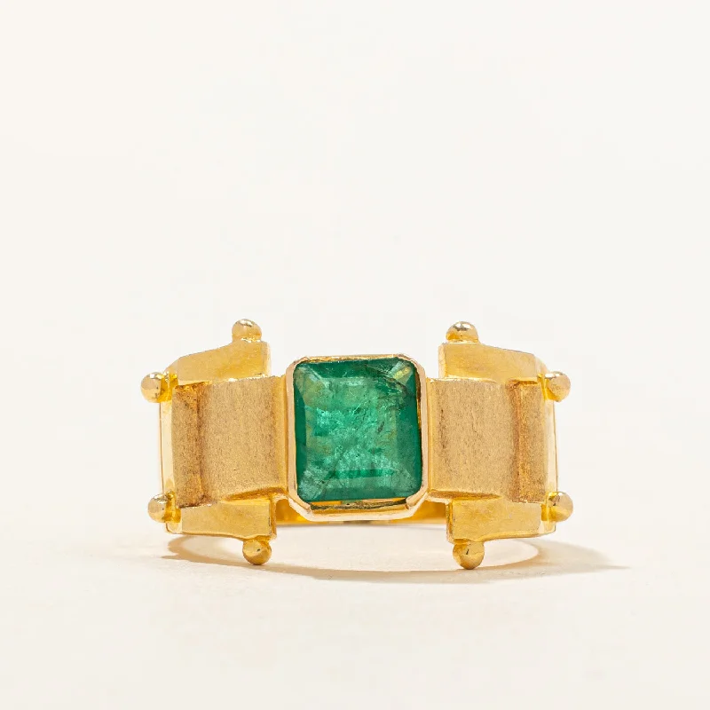 Emerald Cocktail Ring | 1.40ct | SZ 8.25 |