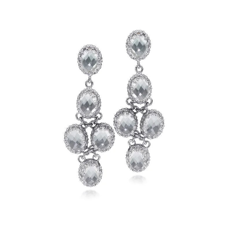 Scott Mikolay Crown Collection Chandelier Earring