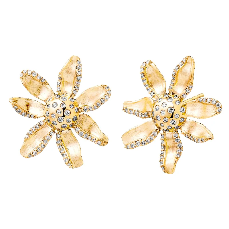 Sunflower Stud Earrings