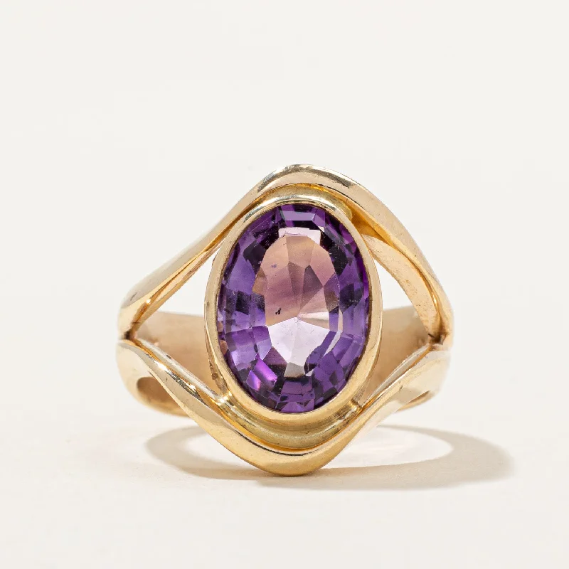 Amethyst Cocktail Ring | 2.75ct | SZ 6 |