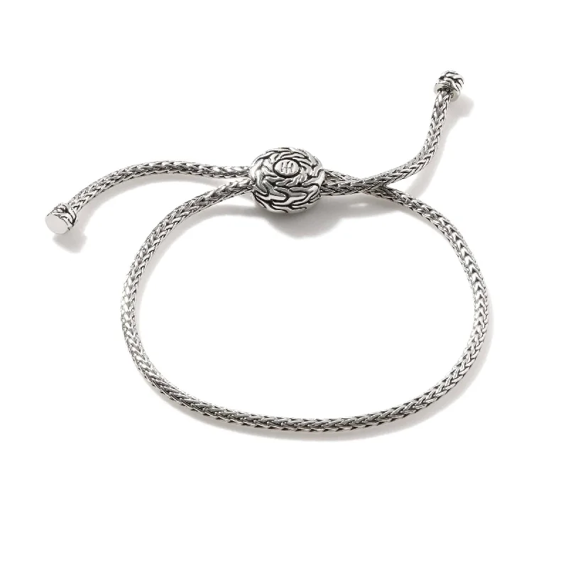 John Hardy Classic Chain Silver Pull-Through Bracelet in Sterling Silver