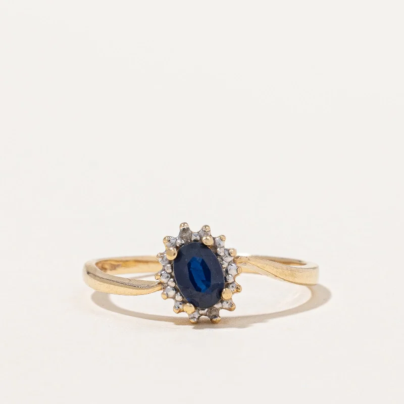 Sapphire & Diamond Ring | 0.36ct, 0.01ctw | SZ 8.5 |