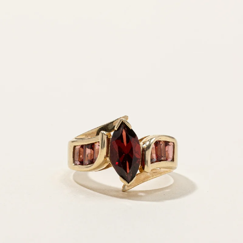 Bypass Garnet Ring | 2.10ctw | SZ 5.25 |