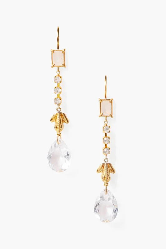 Pippa Drop Earrings Crystal