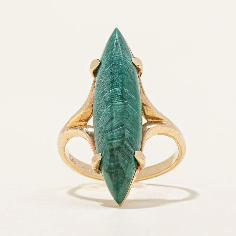 Malachite Ring | 6.50ct | SZ 4.5 |